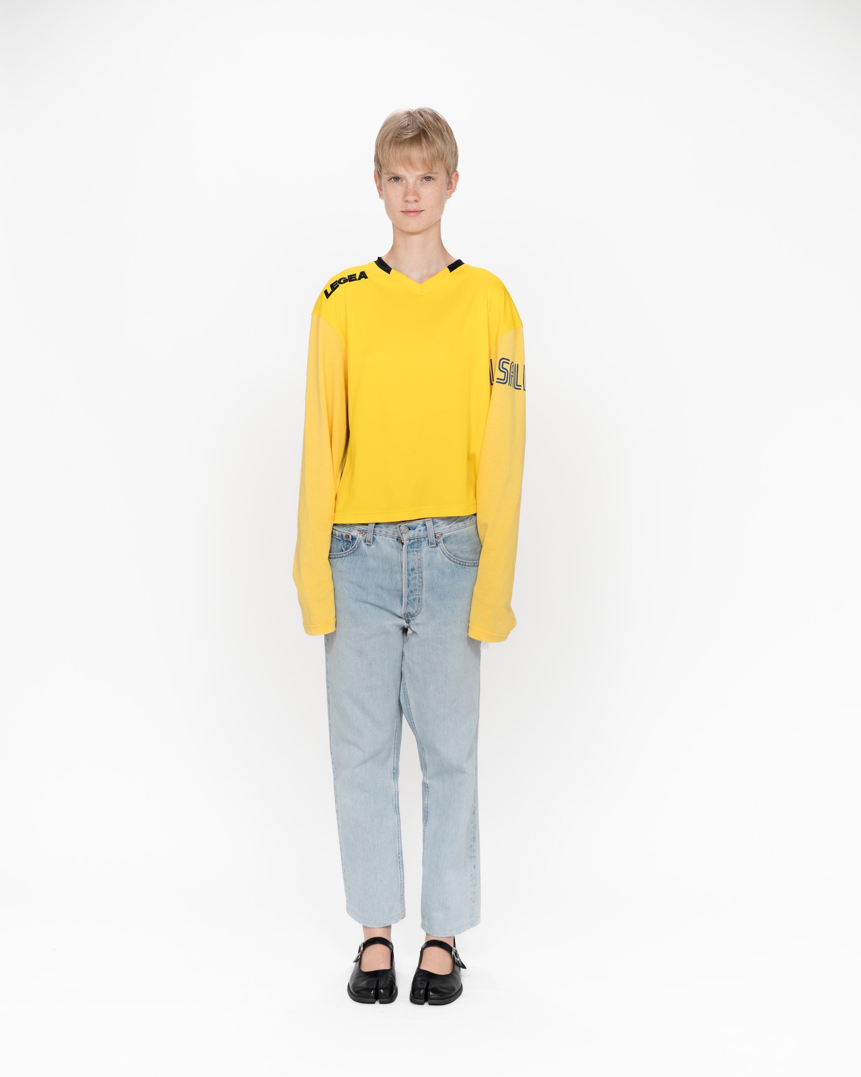 Yellow Long Sleeve Top