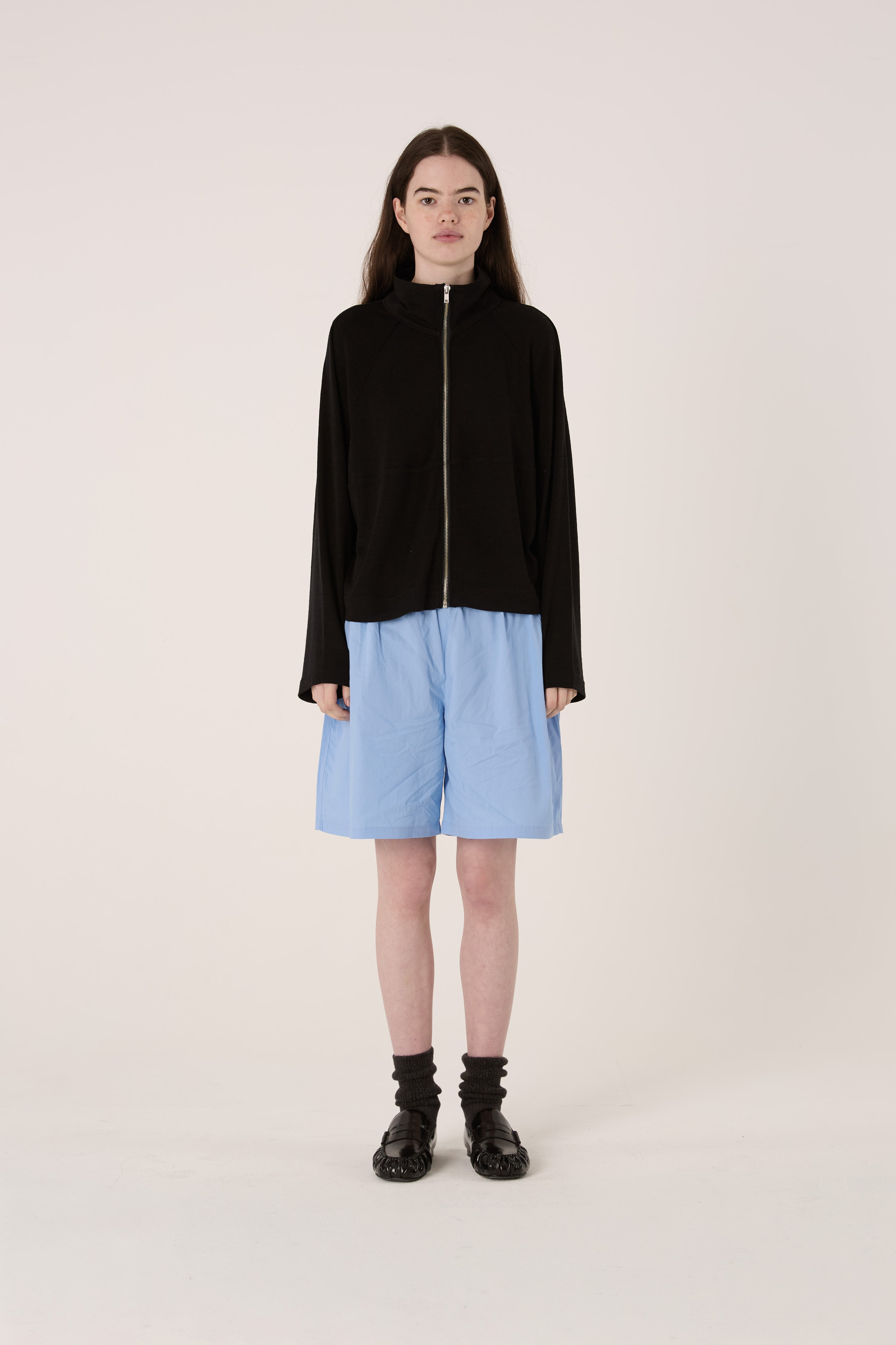 Black Zip Knit