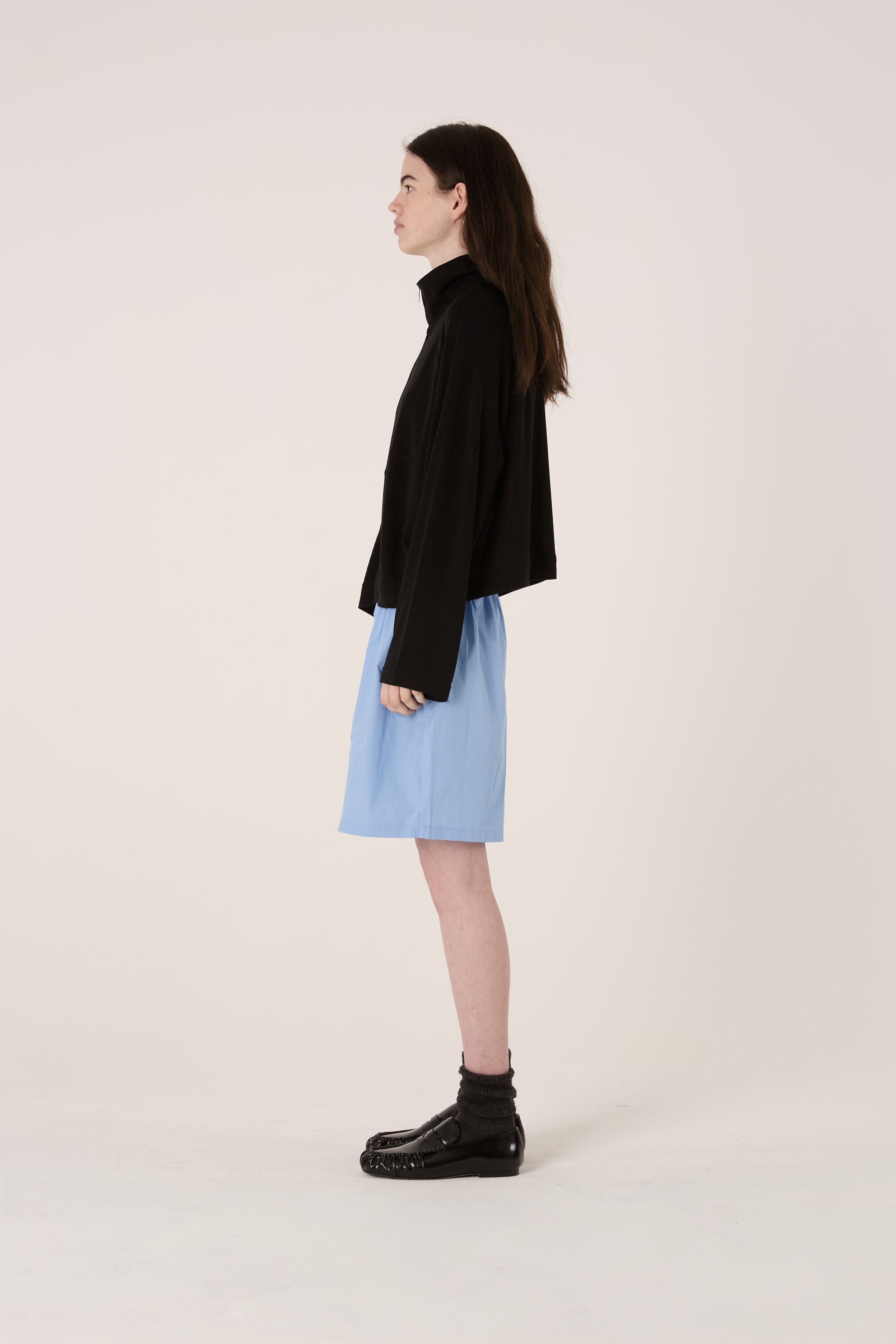 Black Zip Knit