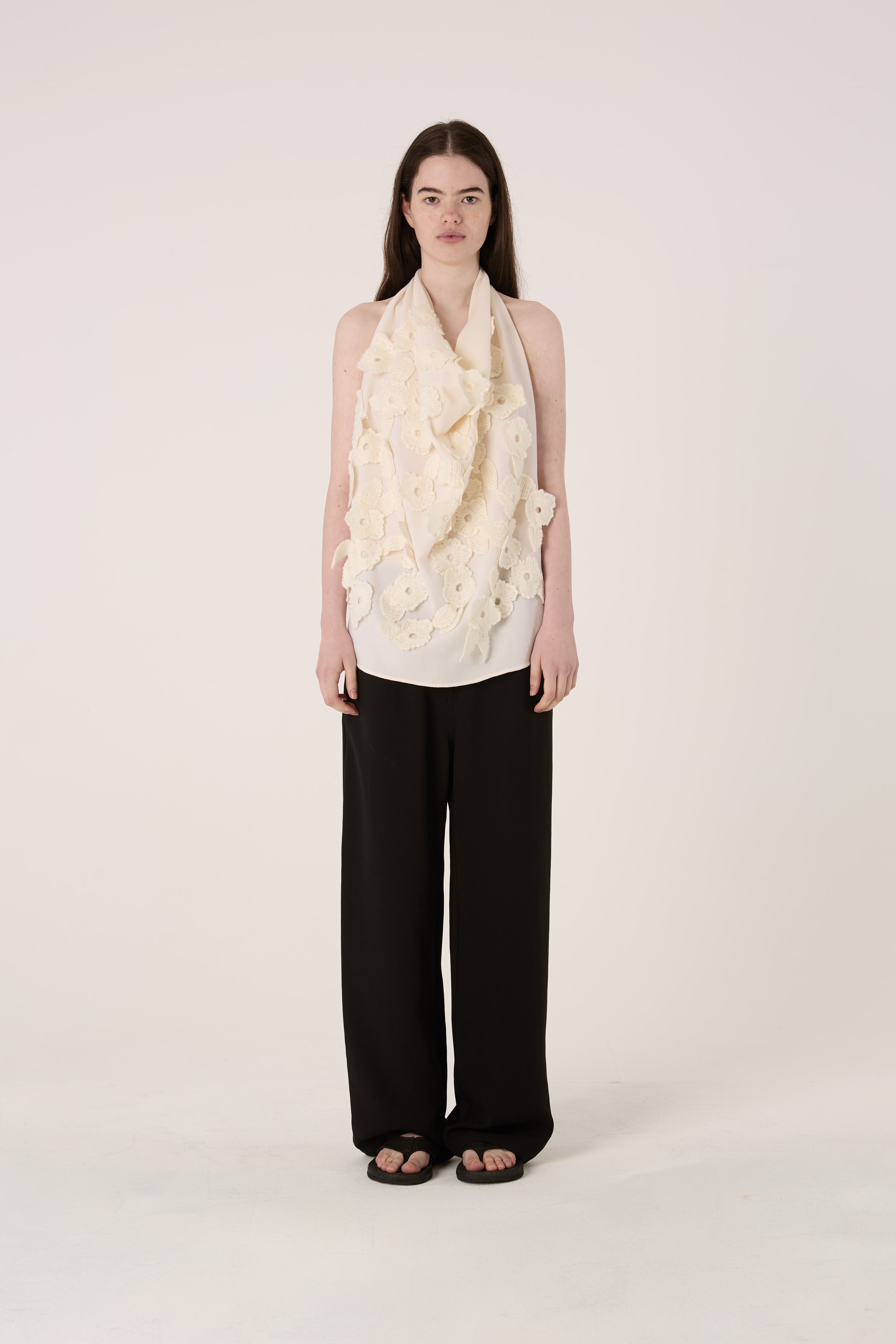 Floral Applique Halter