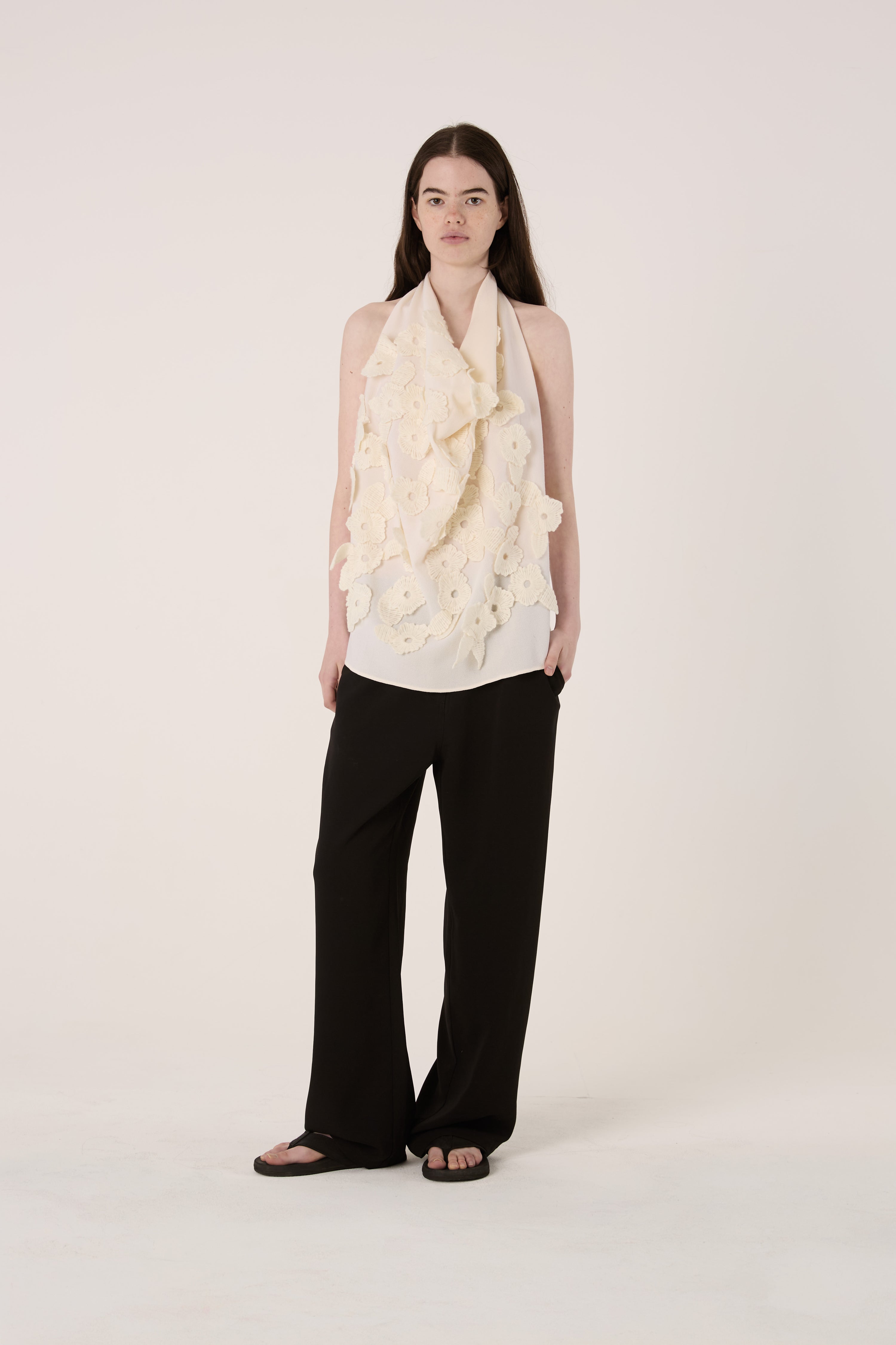 Floral Applique Halter