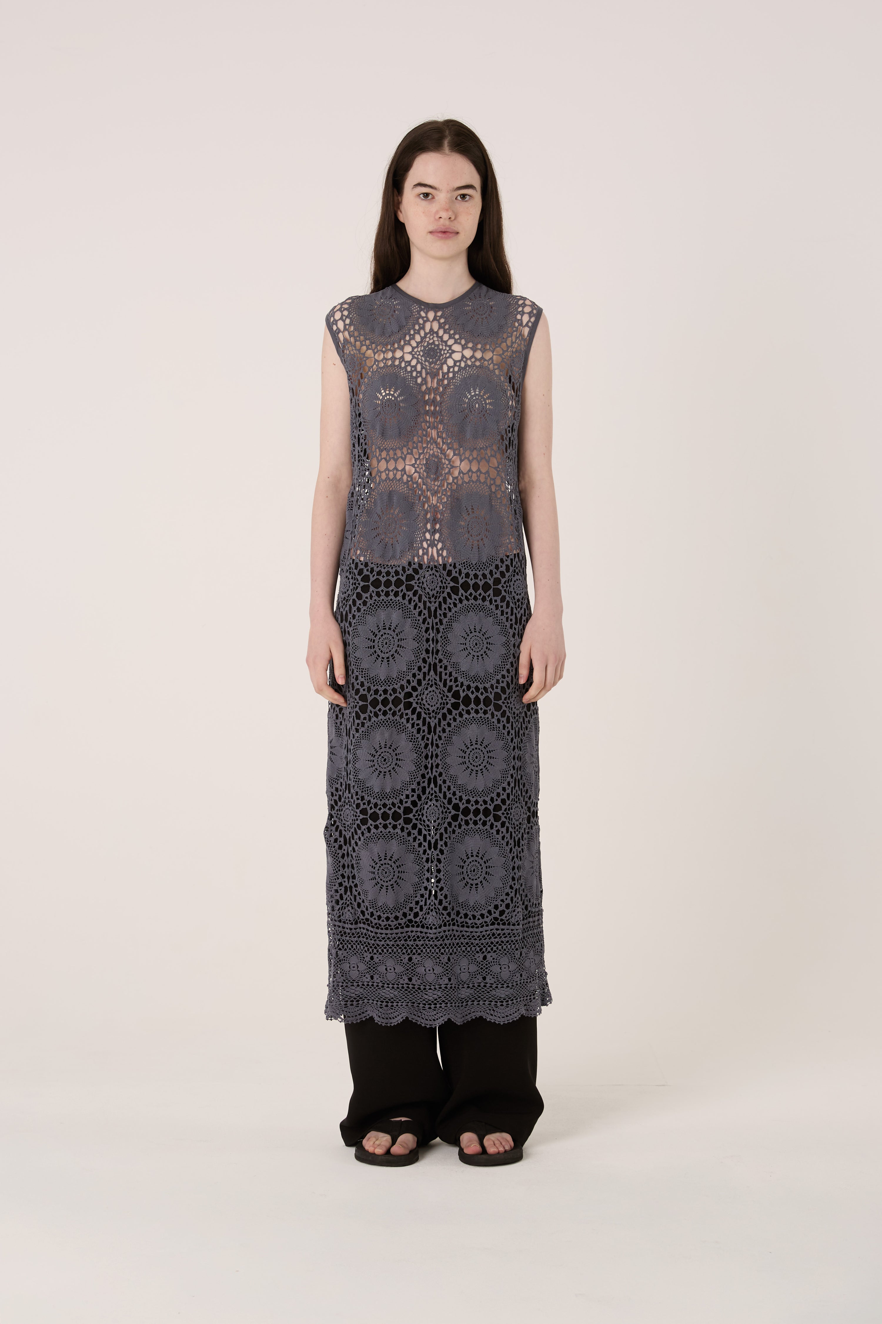 Perspera Crochet Tablecloth Dress