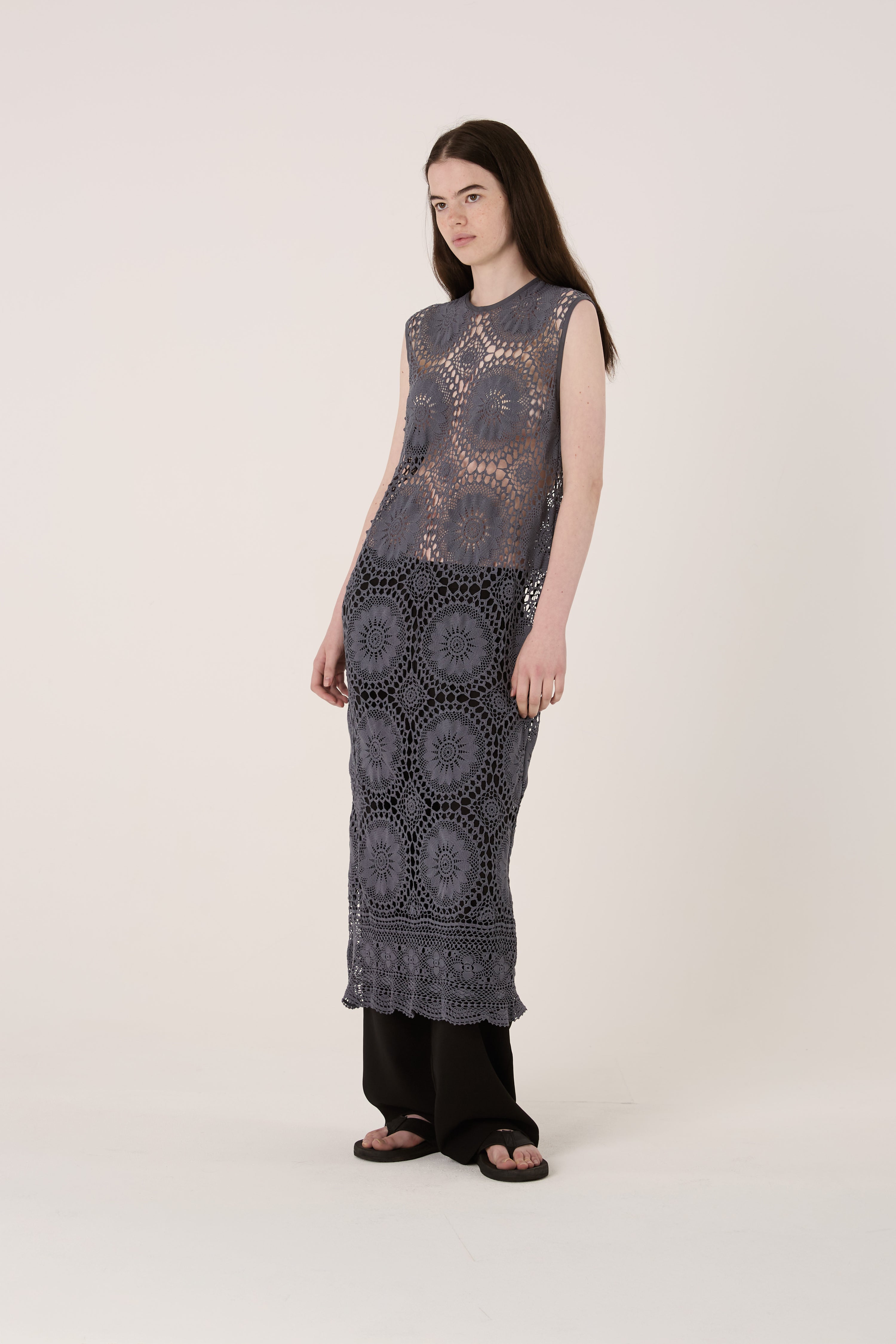 Perspera Crochet Tablecloth Dress