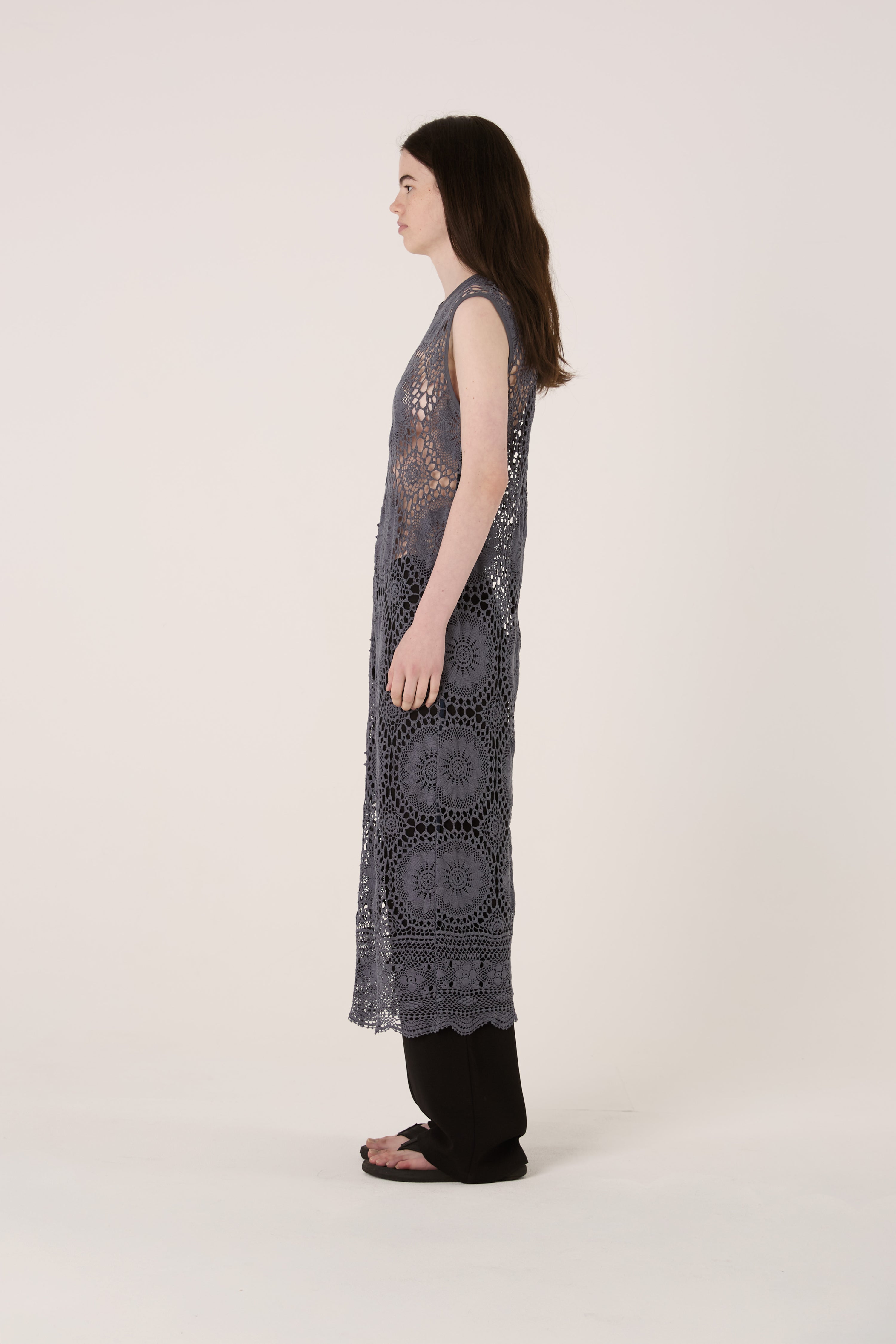 Perspera Crochet Tablecloth Dress