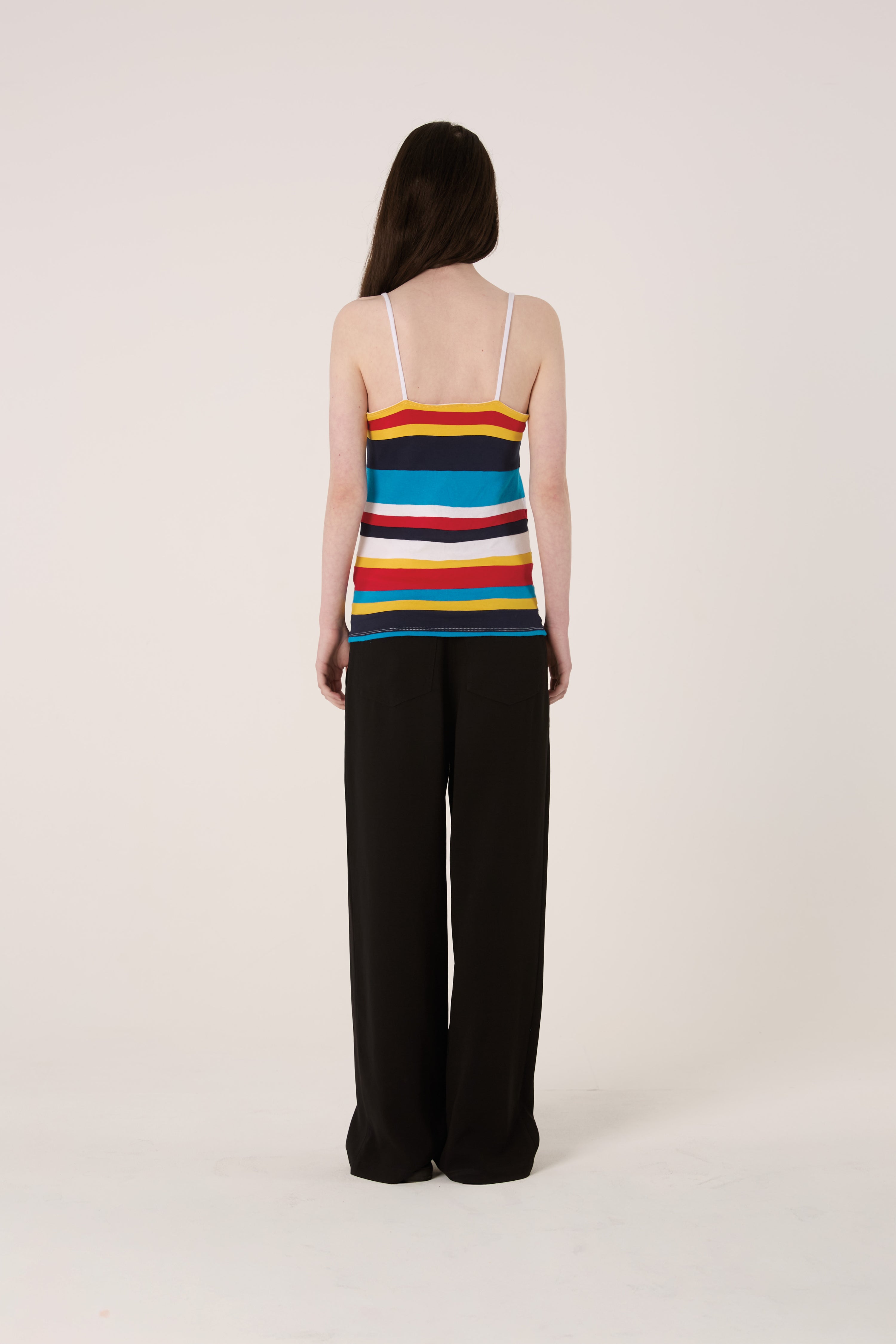 Striped Upcycled T-Shirt Cami