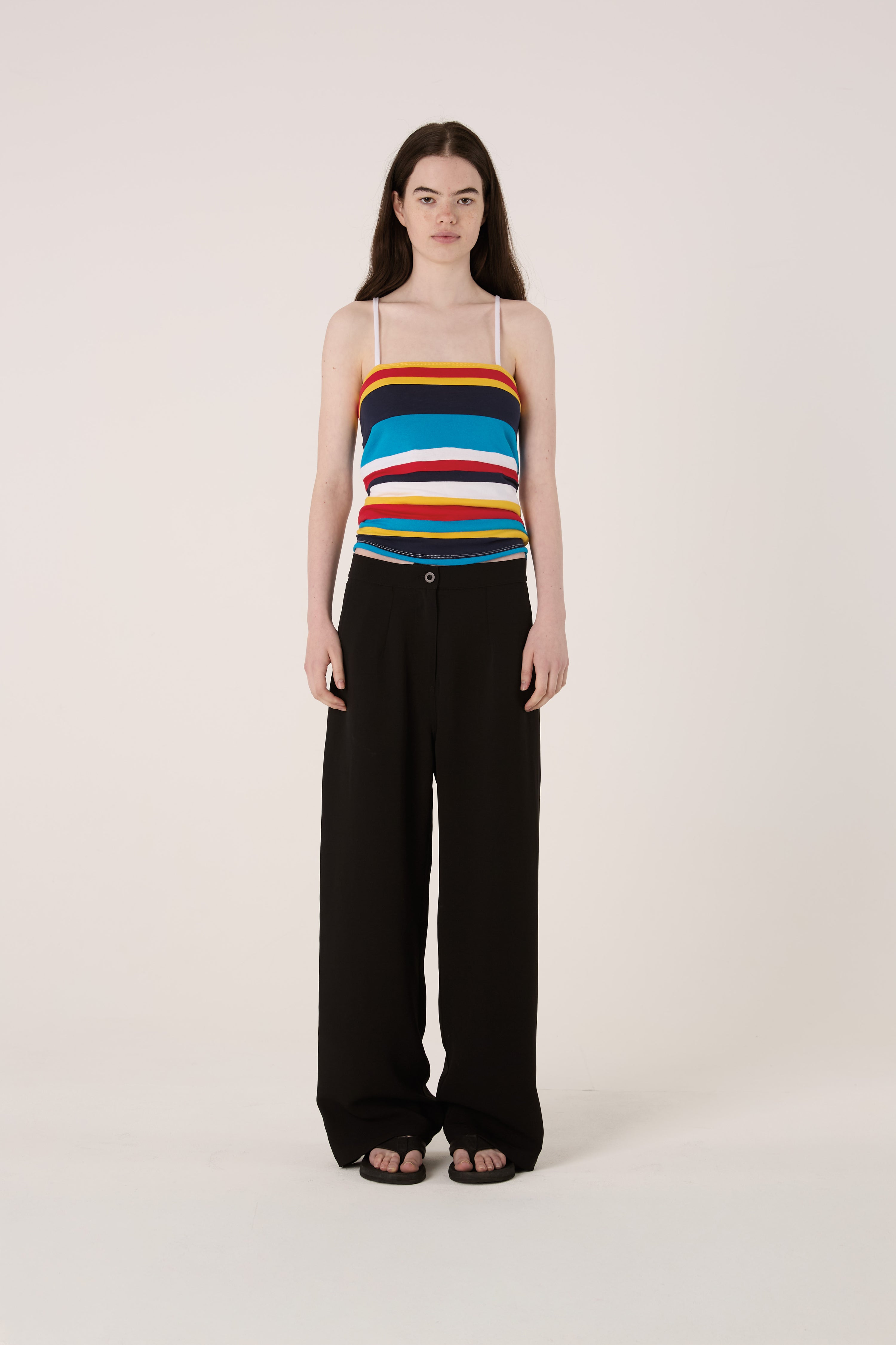 Striped Upcycled T-Shirt Cami