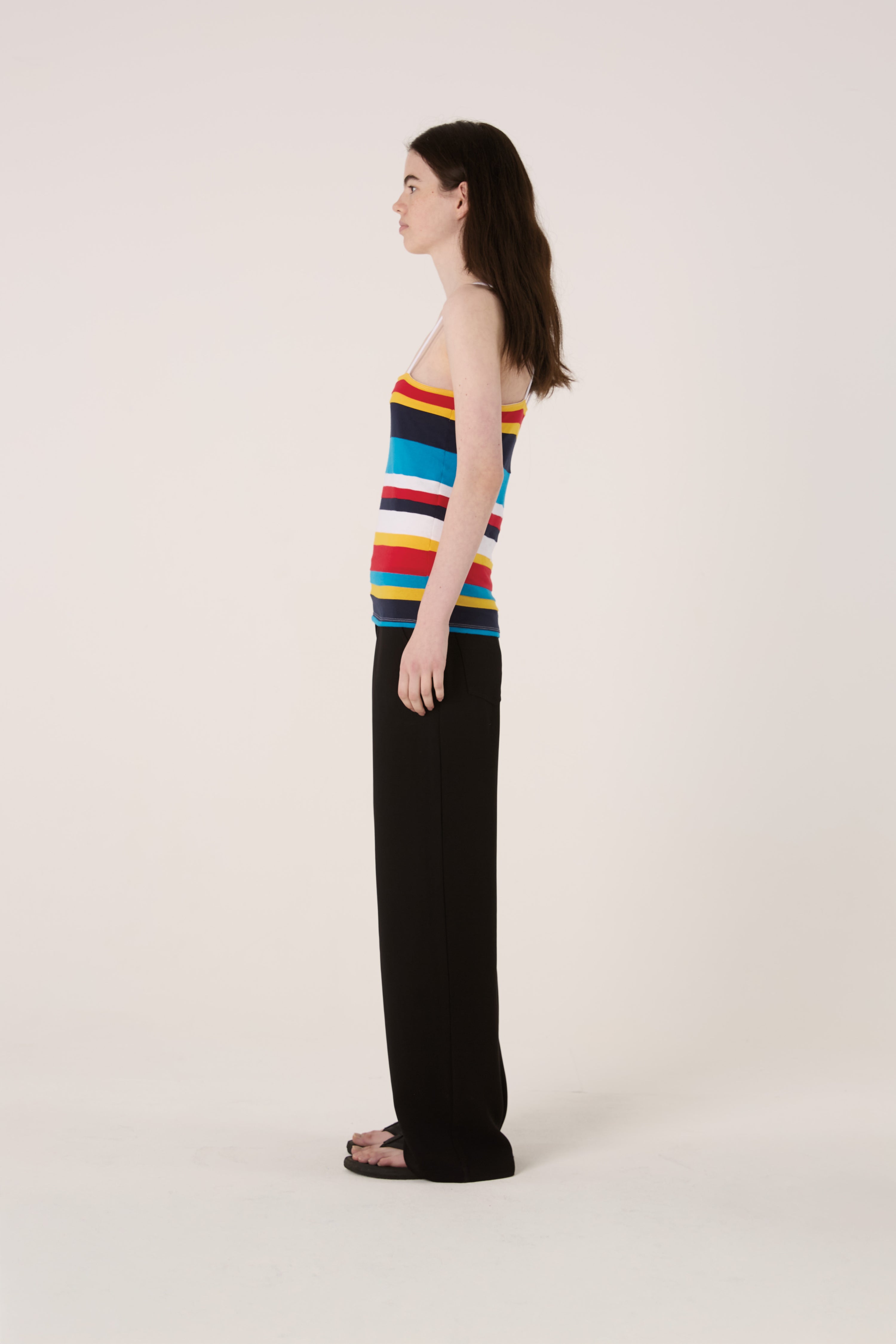 Striped Upcycled T-Shirt Cami